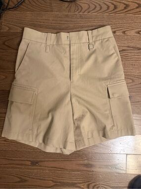 WOOYOUNGMI Paris utility cargo shorts in beige/khaki - 28